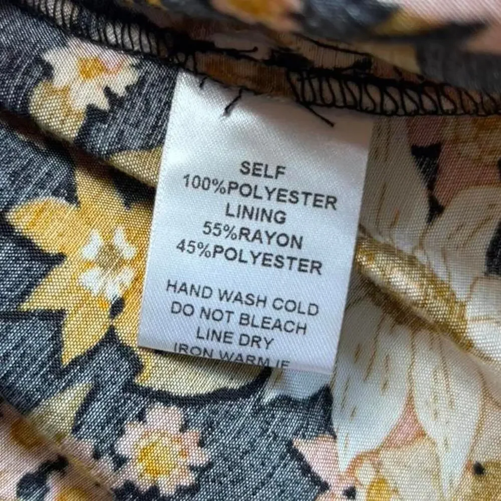 Altard State Women's S Floral Boho Summer Blouse